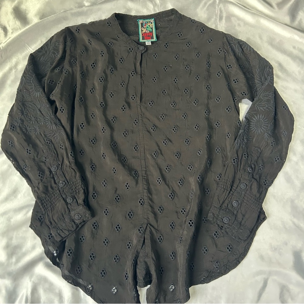 Johnny Was Embroidered Top